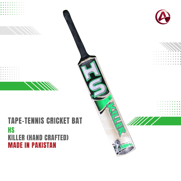 HS Killer Tape-Tennis Cricket Bat | Hand Crafted | 1 Inch Edge