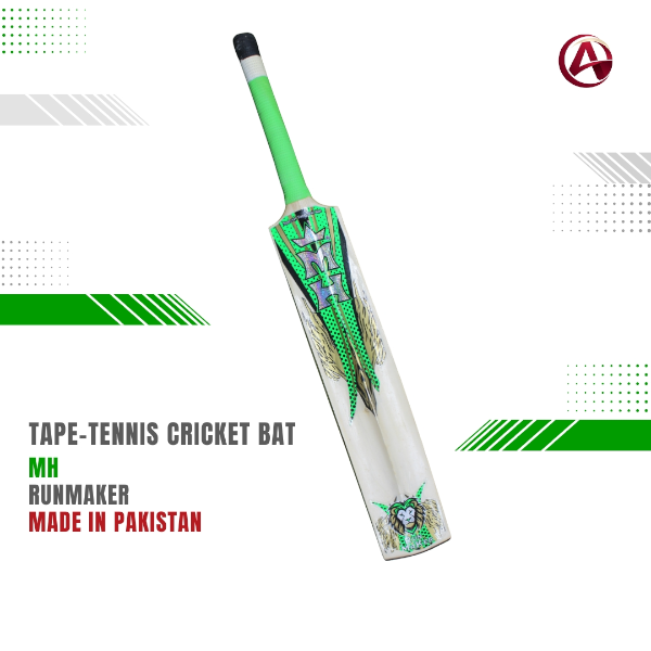 MH Runmaker Tape-Tennis Cricket Bat | Lightweight Wooden Bat