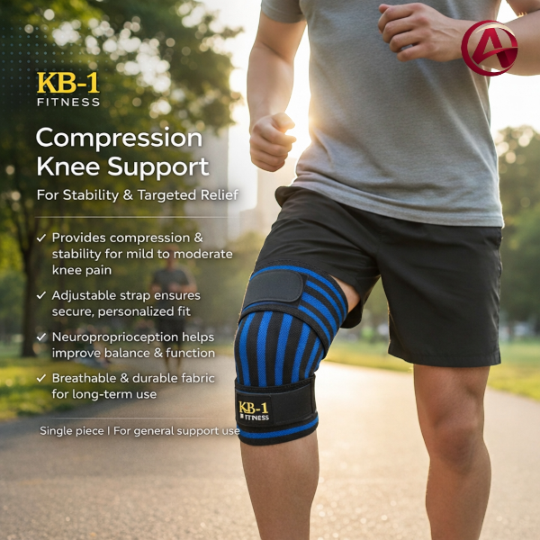 Compression Knee Support – KB-1 Fitness
