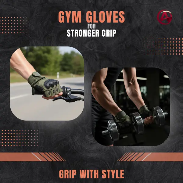 Premium Half Finger Gym Gloves